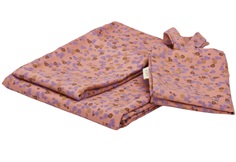 Soft Gallery sengetøj junior cameo brown blomster